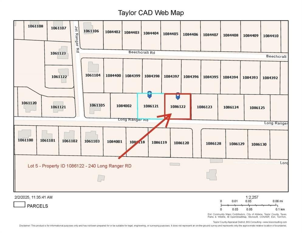 0.52 acres in Taylor County