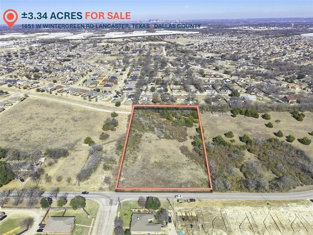 3.34 acres in Dallas County