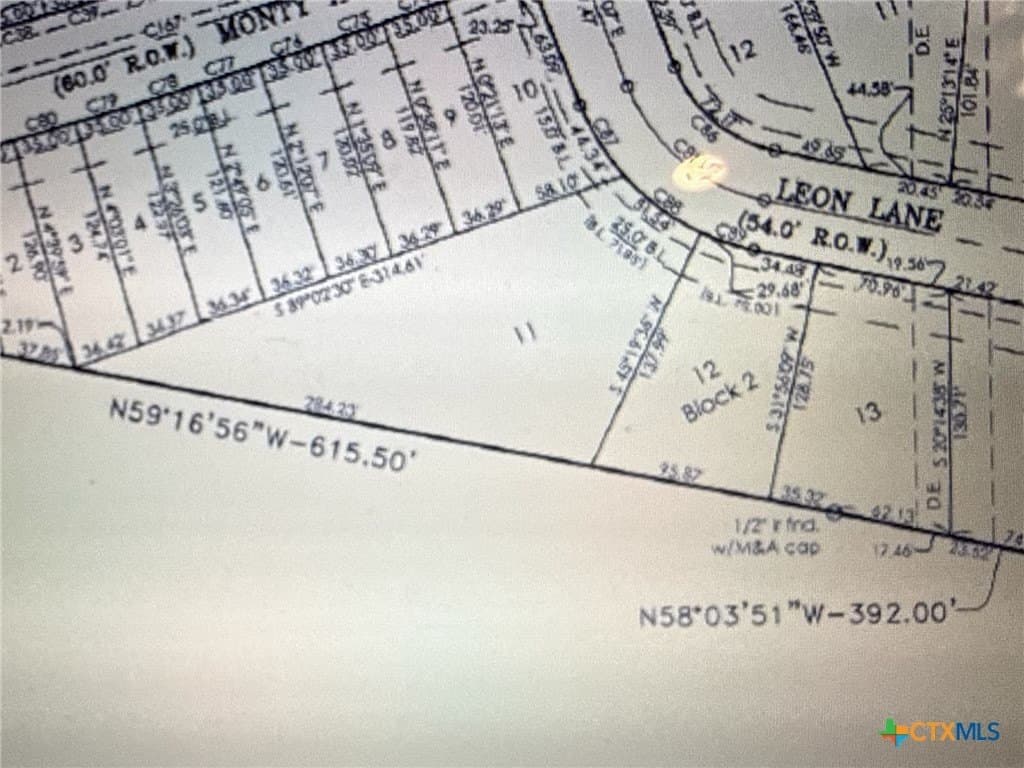 0.59 acres in Coryell County