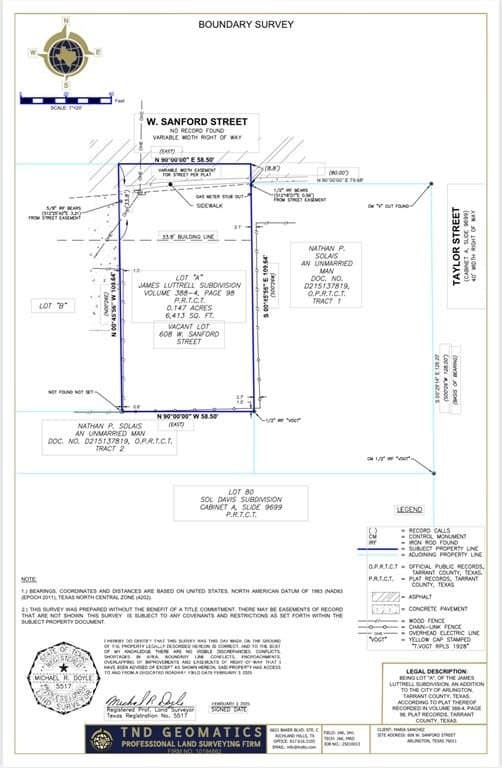 0.15 acres in Tarrant County
