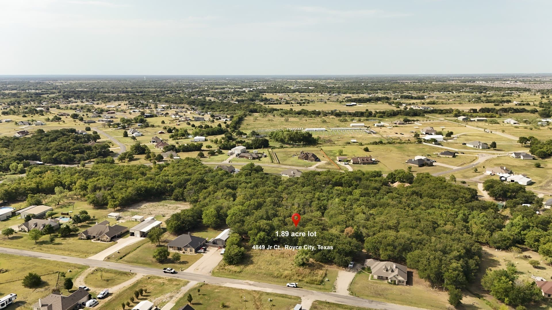 1.89 acres in Hunt County
