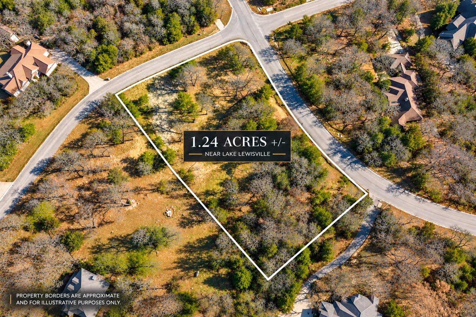 1.24 acres in Denton County