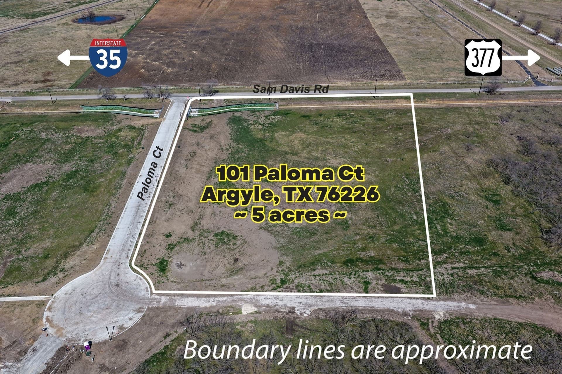 5.01 acres in Denton County featured view
