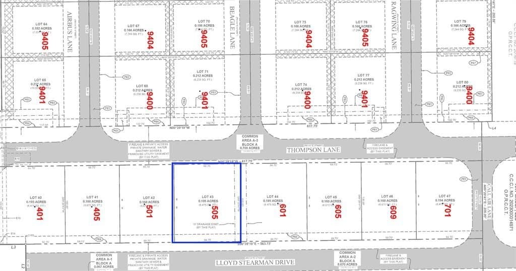 0.2 acres in Collin County