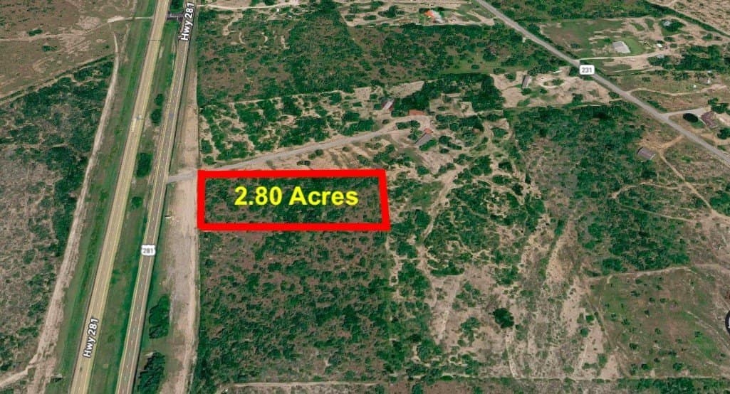 2.8 acres in Jim Wells County