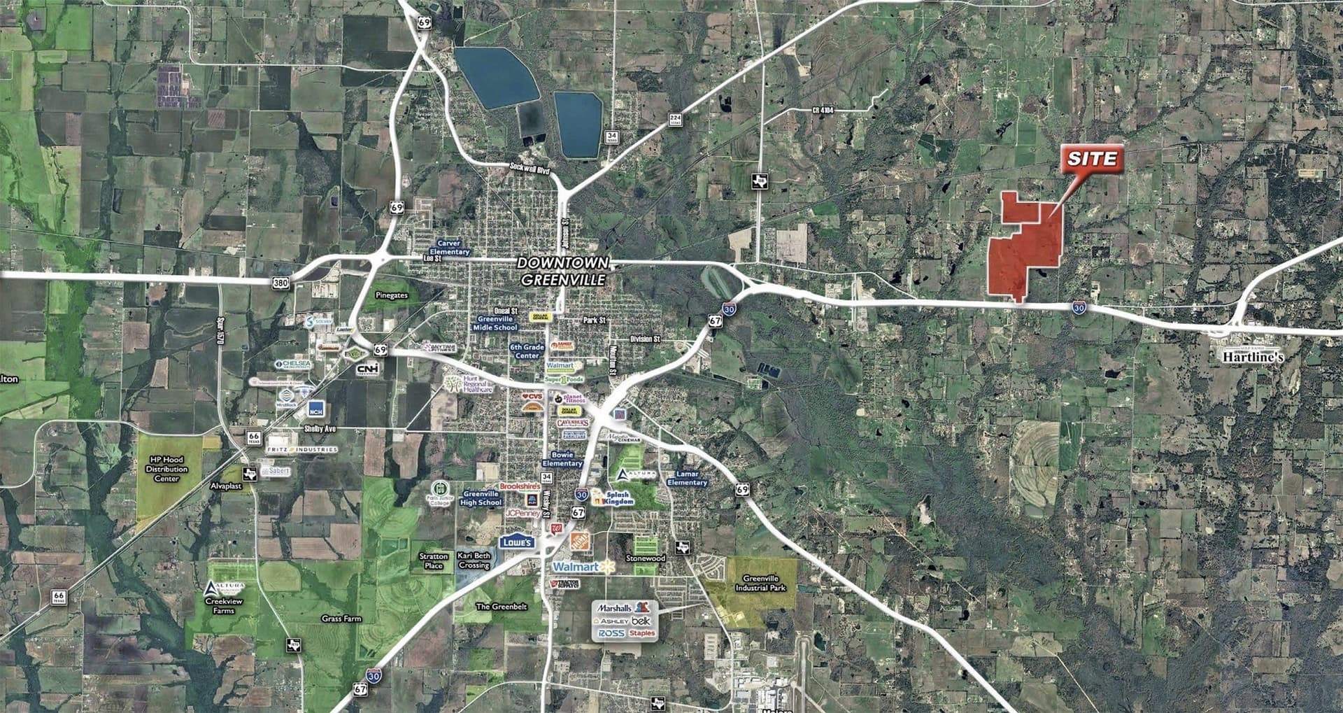 353.6 acres in Hunt County