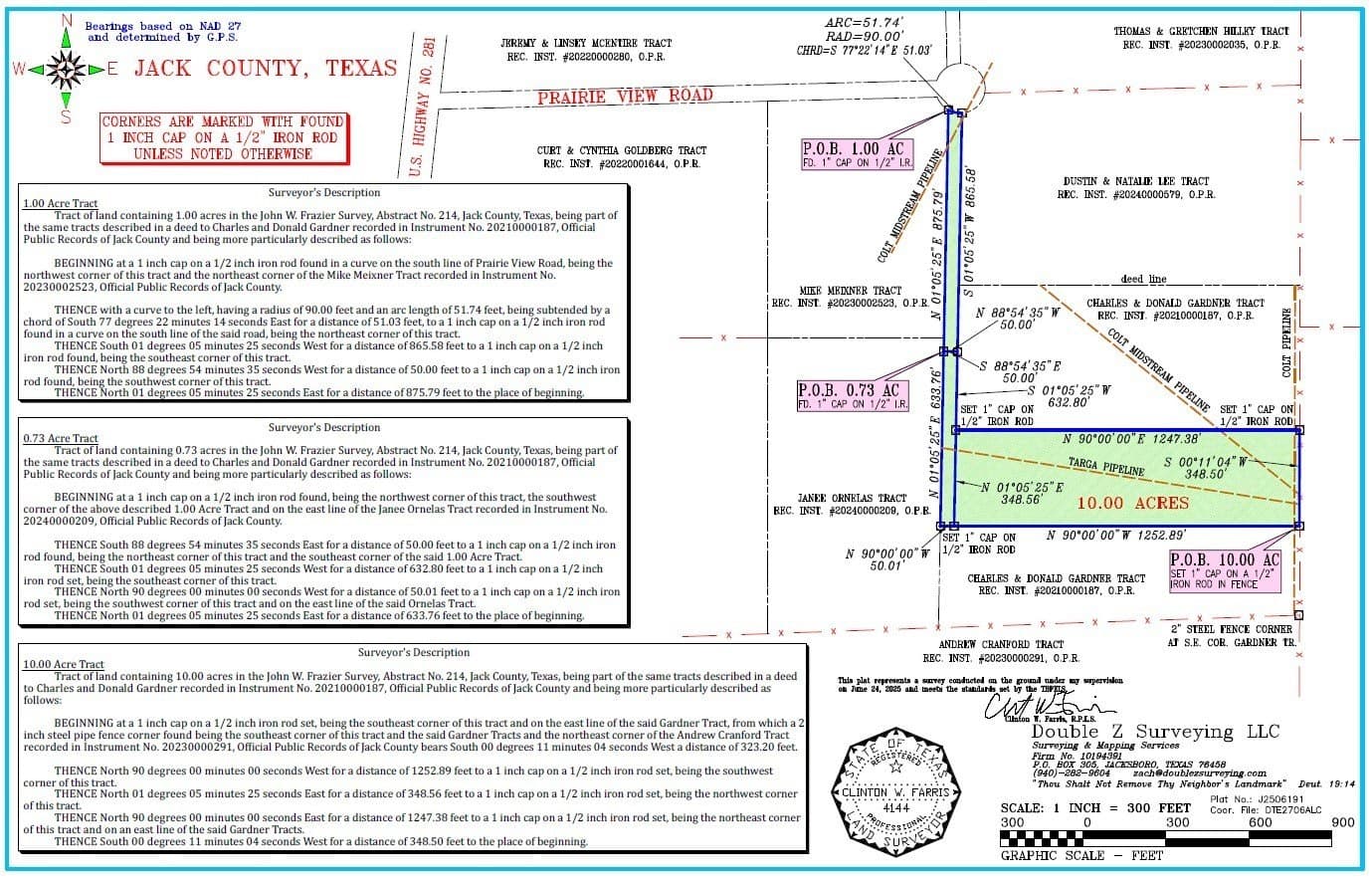 10 acres in Jack County