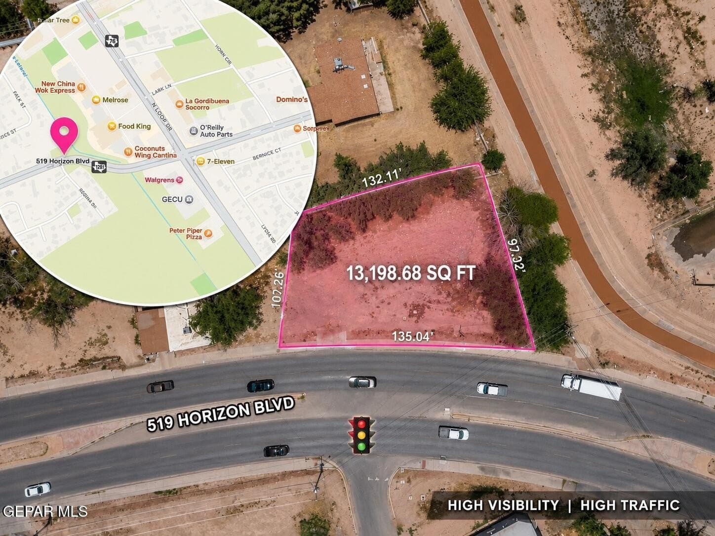 0.3 acres in El Paso County