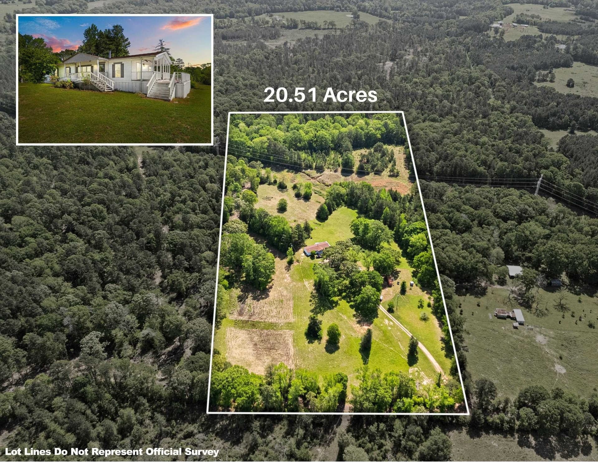 20.51 acres in Rusk County