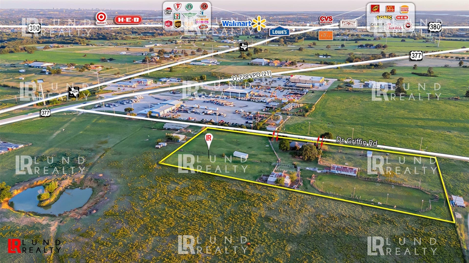 5.55 acres in Denton County