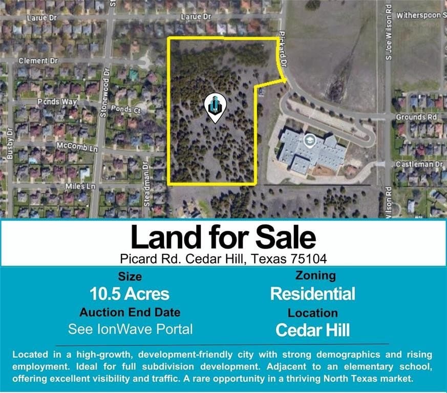 10.5 acres in Dallas County