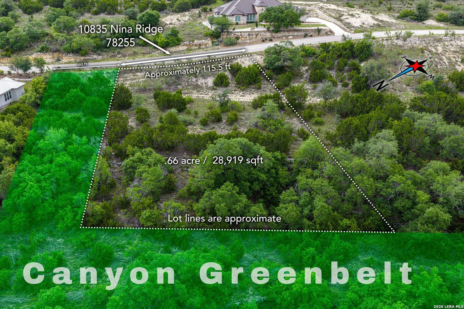 0.66 acres in Bexar County