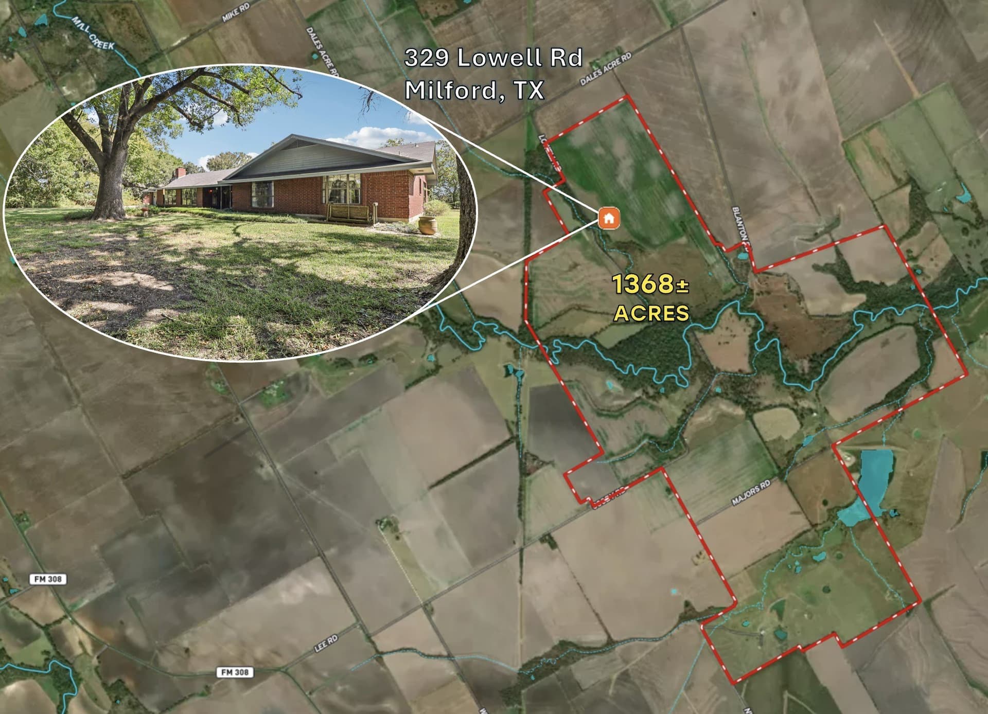 1,391.08 acres in Ellis County