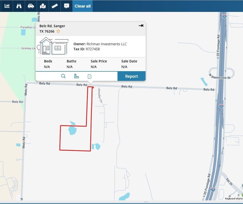 15.52 acres in Denton County featured view