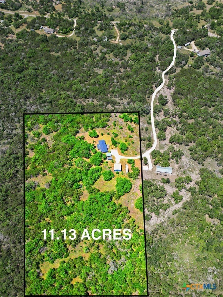 11.13 acres in Hays County