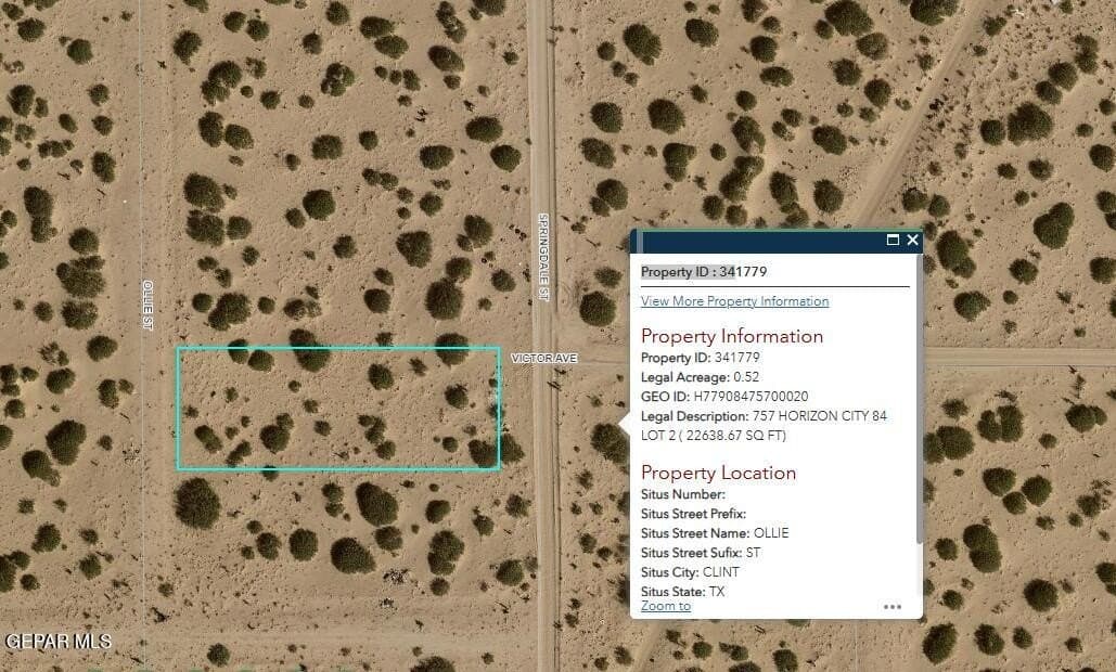 0.52 acres in El Paso County