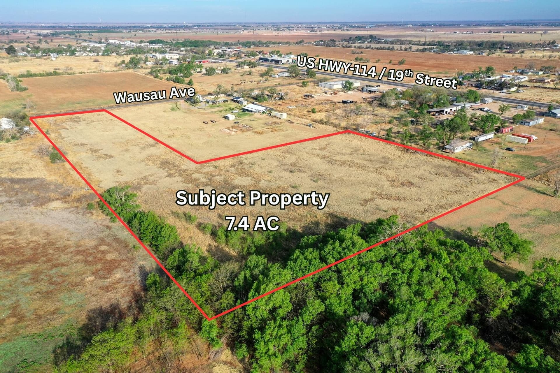 7.4 acres in Lubbock County