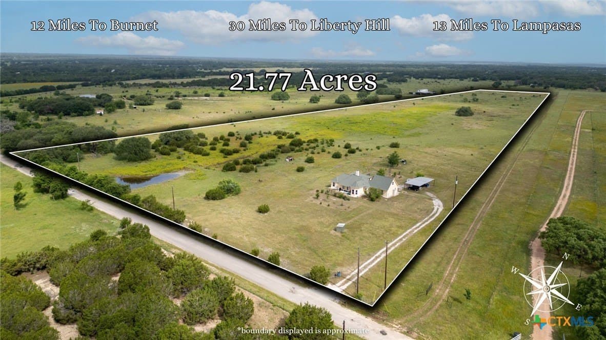 21.77 acres in Burnet County