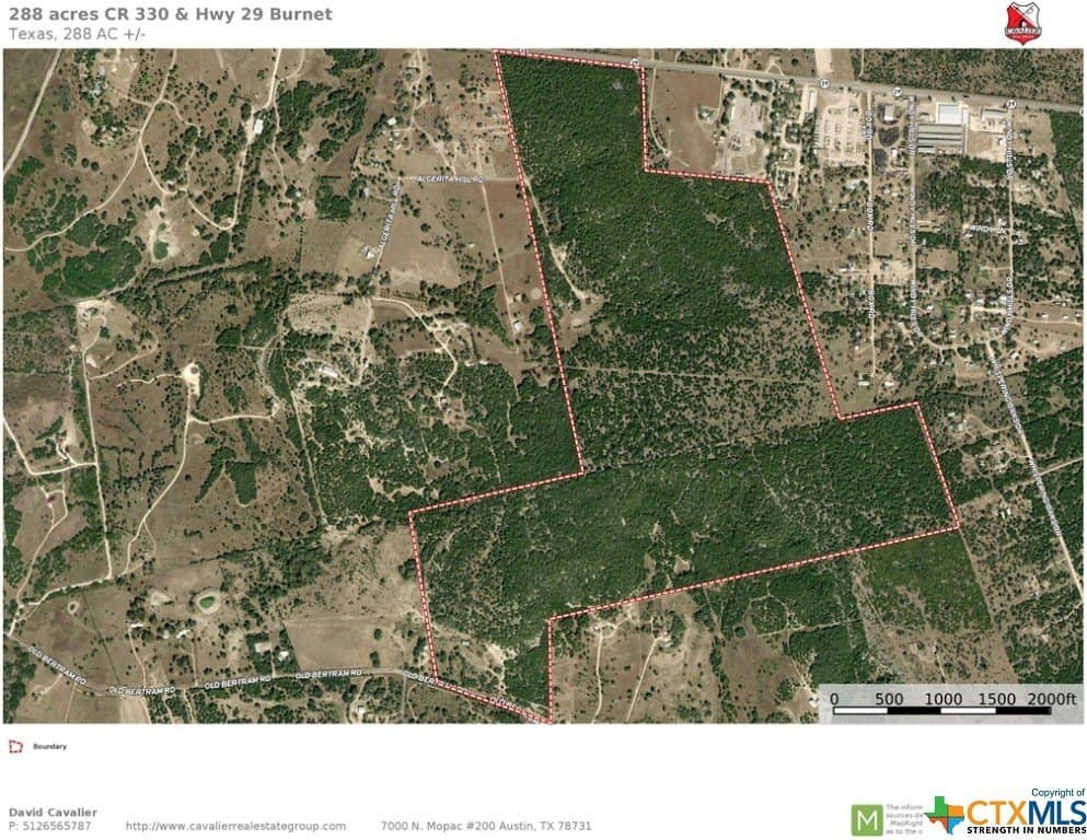 250 acres in Burnet County