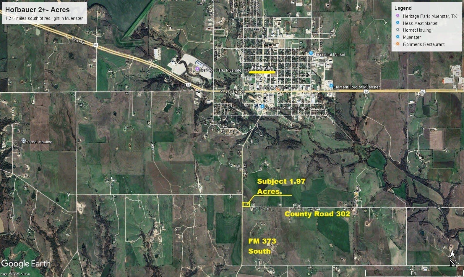 1.97 acres in Cooke County