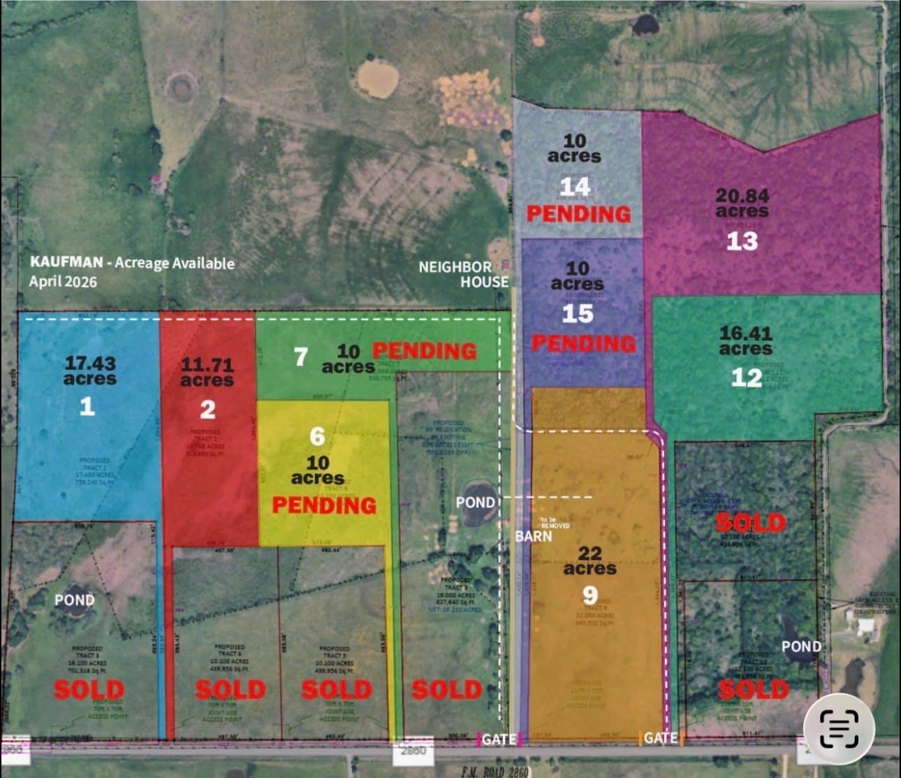 16.41 acres in Kaufman County gallery image 2
