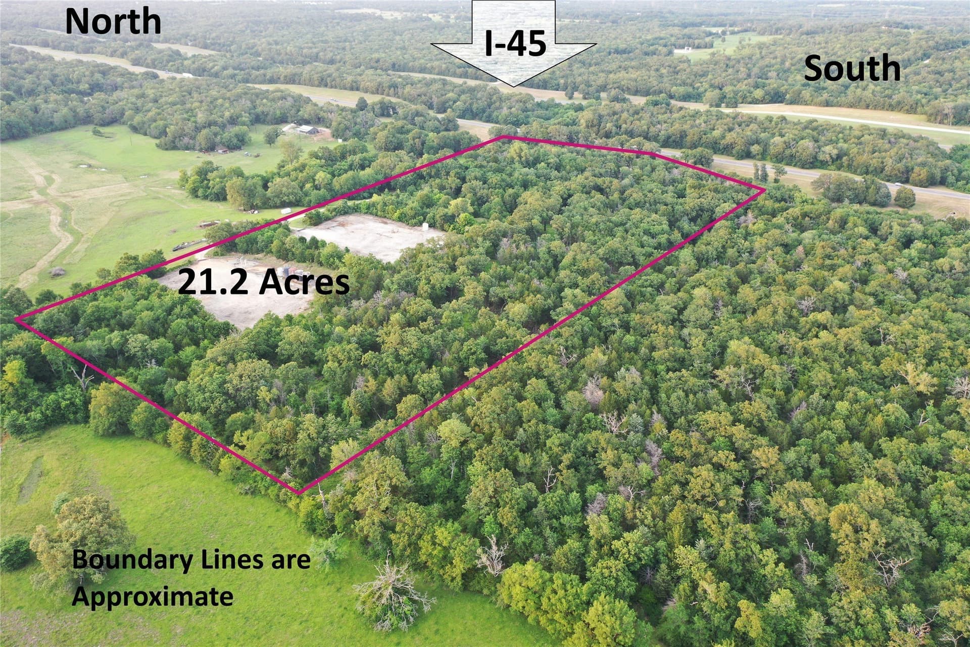 21.2 acres in Freestone County
