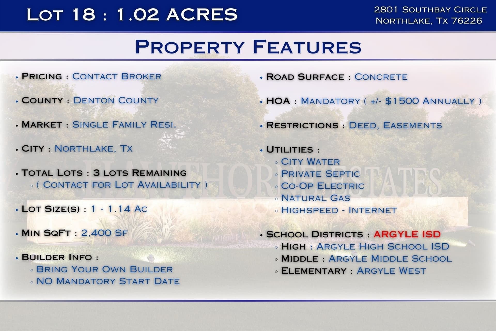 1.02 acres in Denton County - photo 2