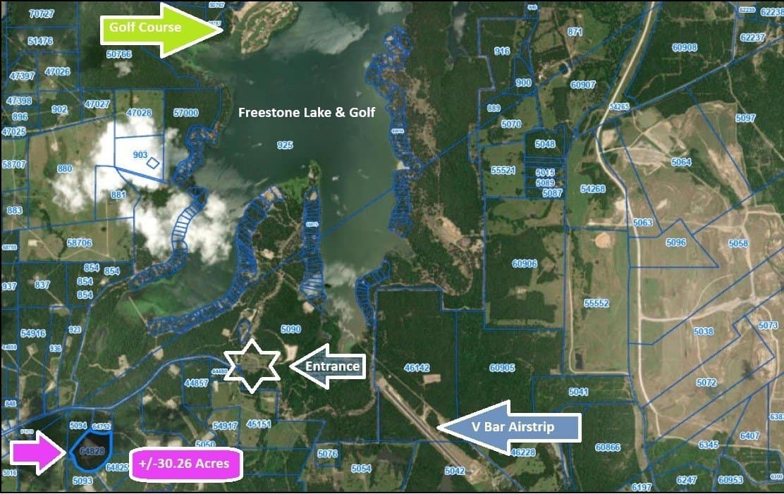 30.26 acres in Freestone County