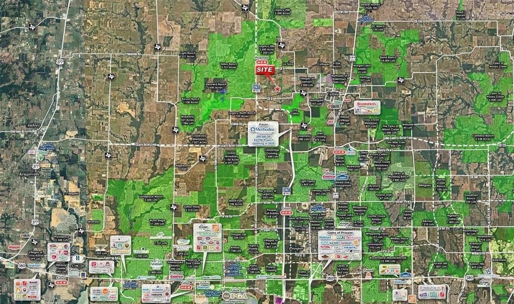 10 acres in Collin County