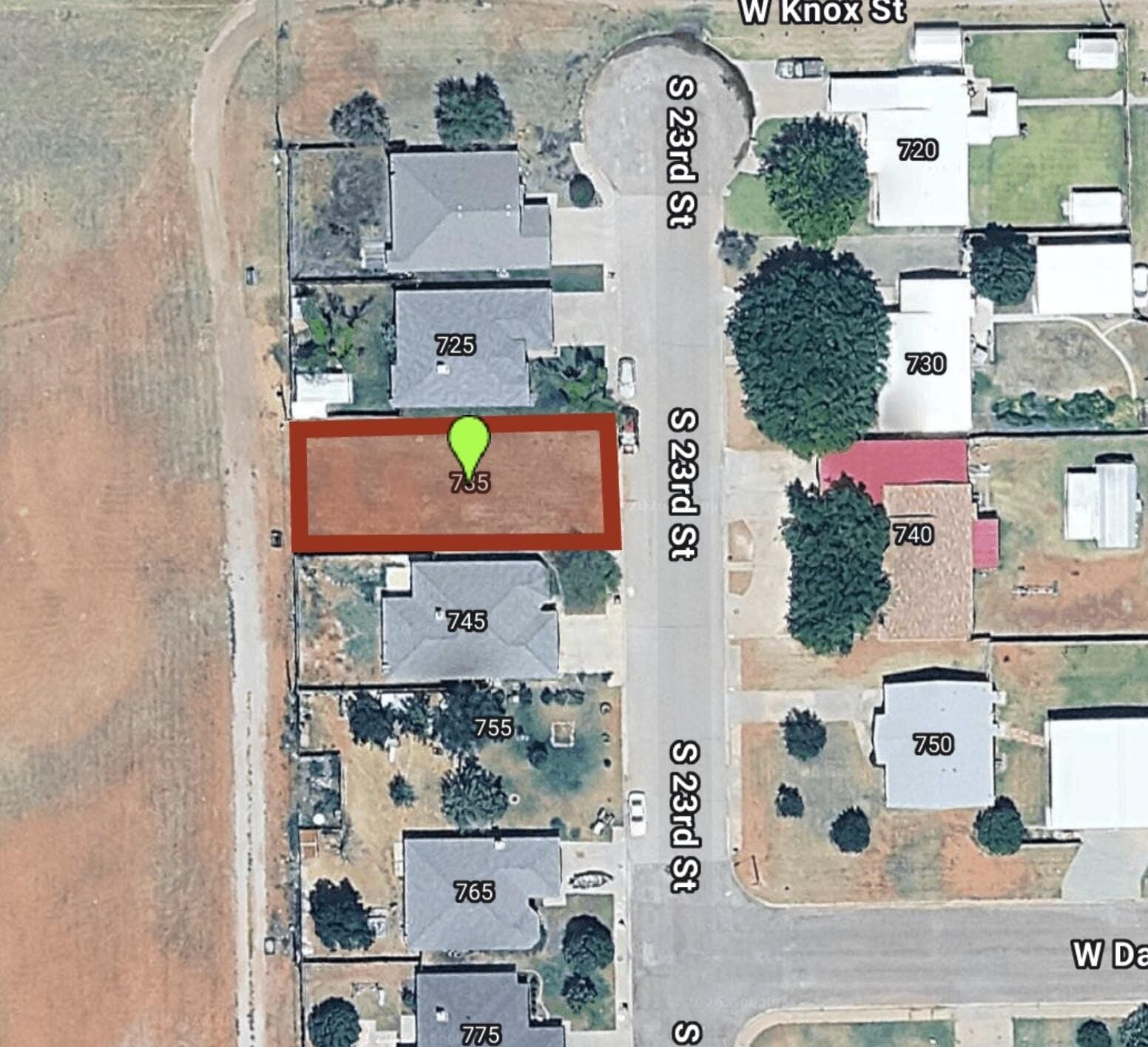 0.12 acres in Lubbock County