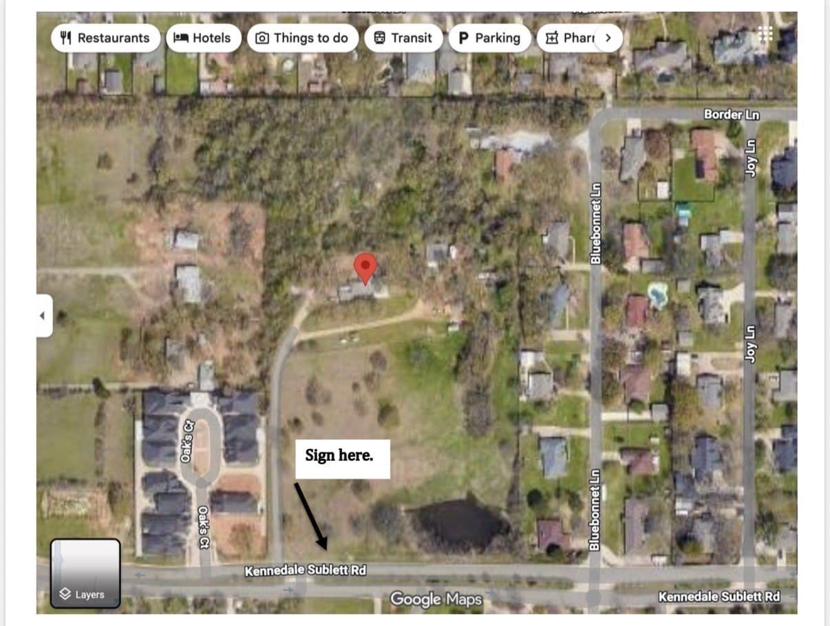 10 acres in Tarrant County