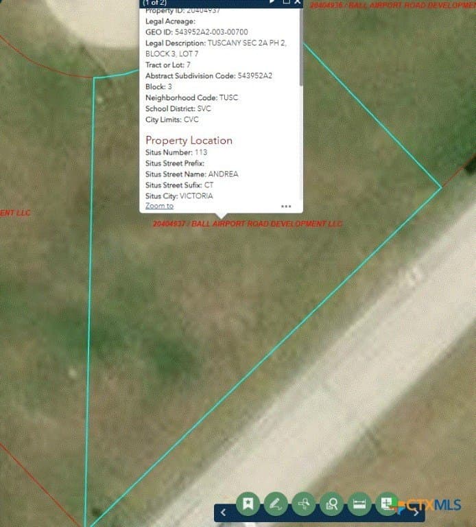 0.18 acres in Victoria County