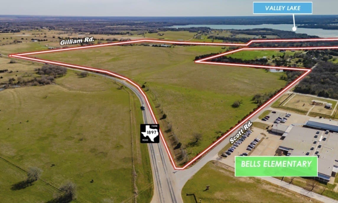 123.81 acres in Grayson County