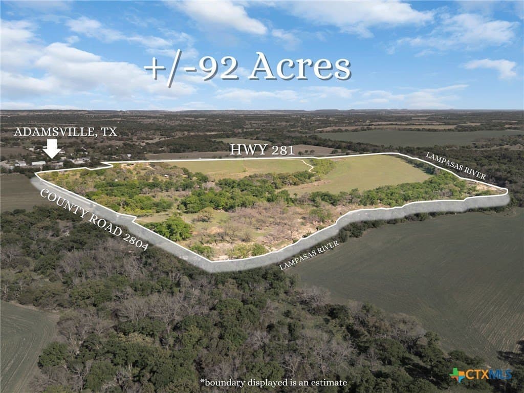 92 acres in Lampasas County