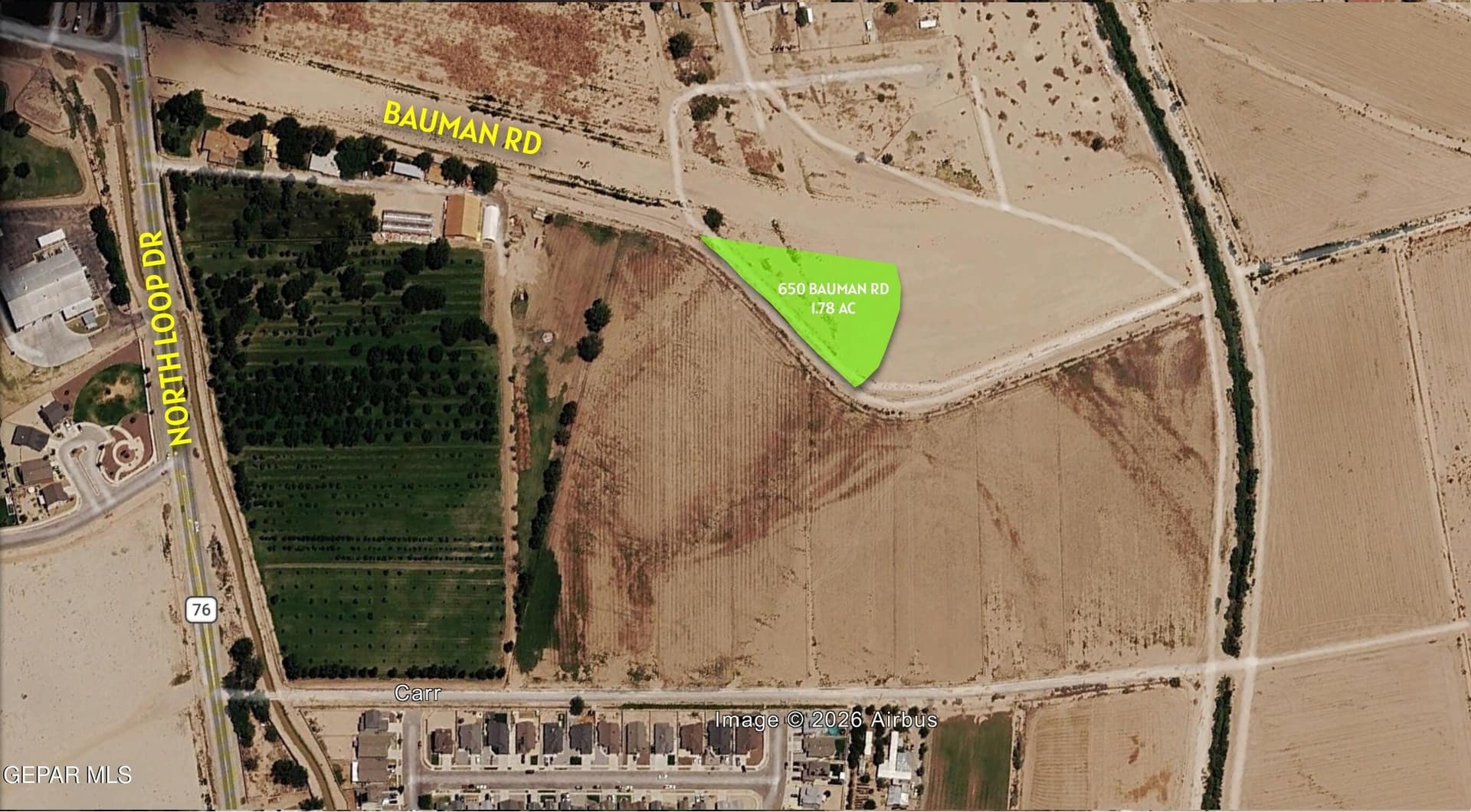 1.78 acres in El Paso County