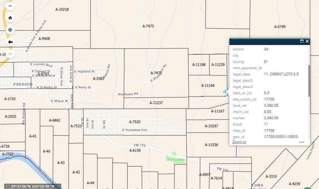 5 acres in Presidio County