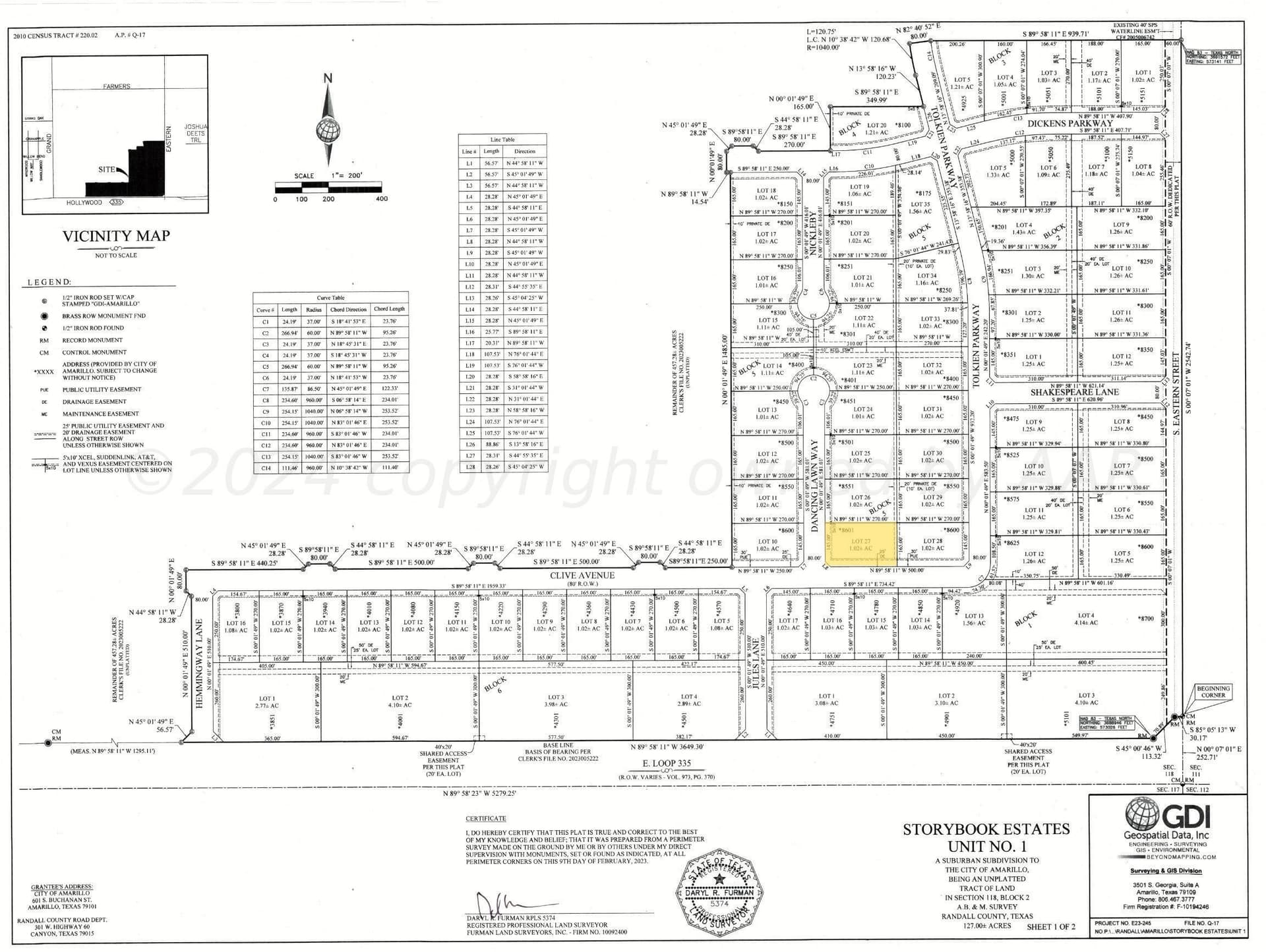1.02 acres in Randall County