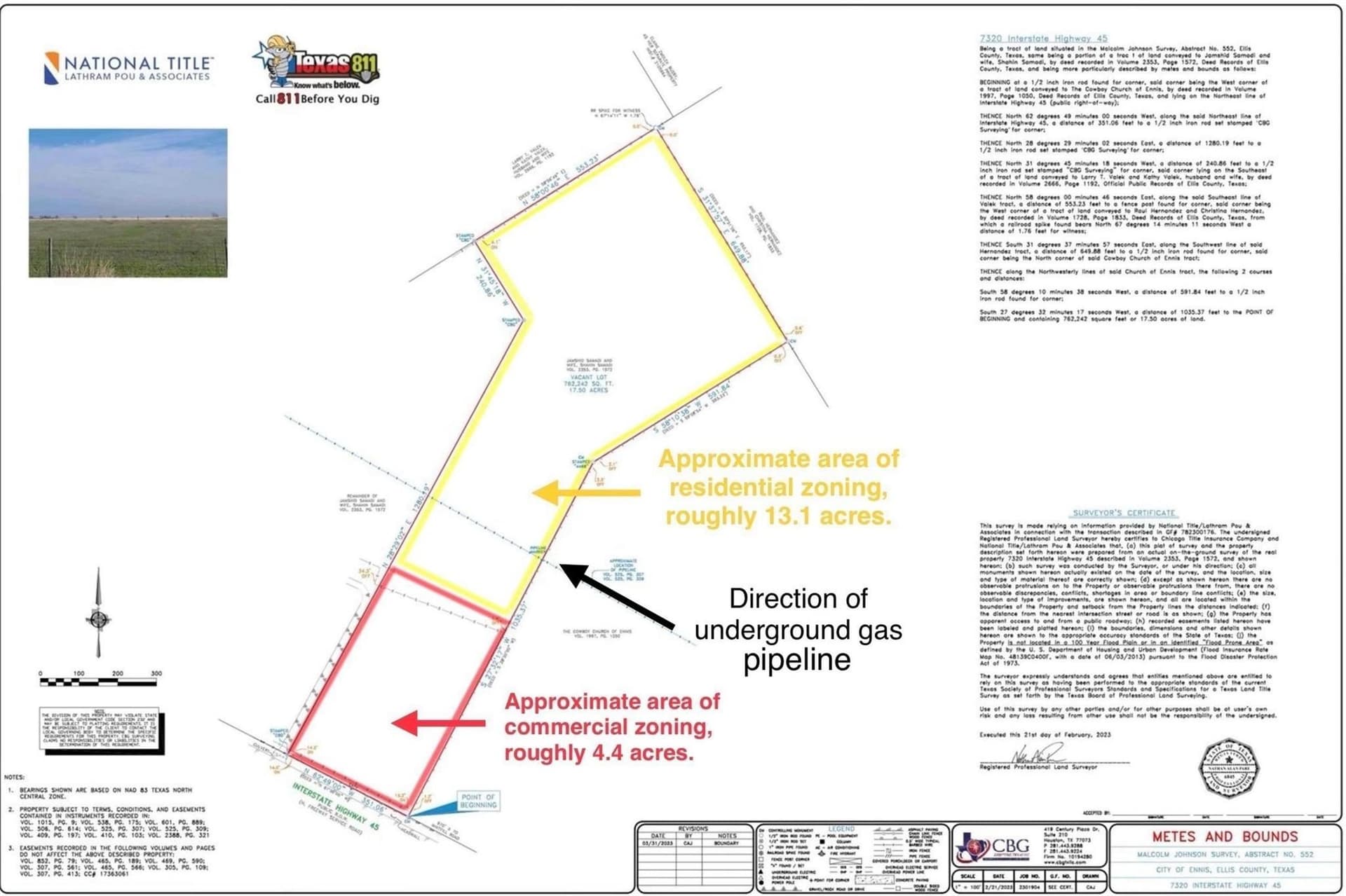 17.5 acres in Ellis County