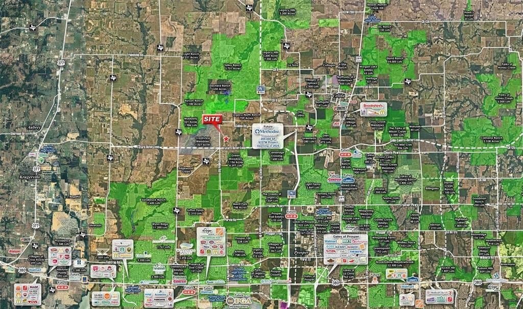 5.35 acres in Denton County