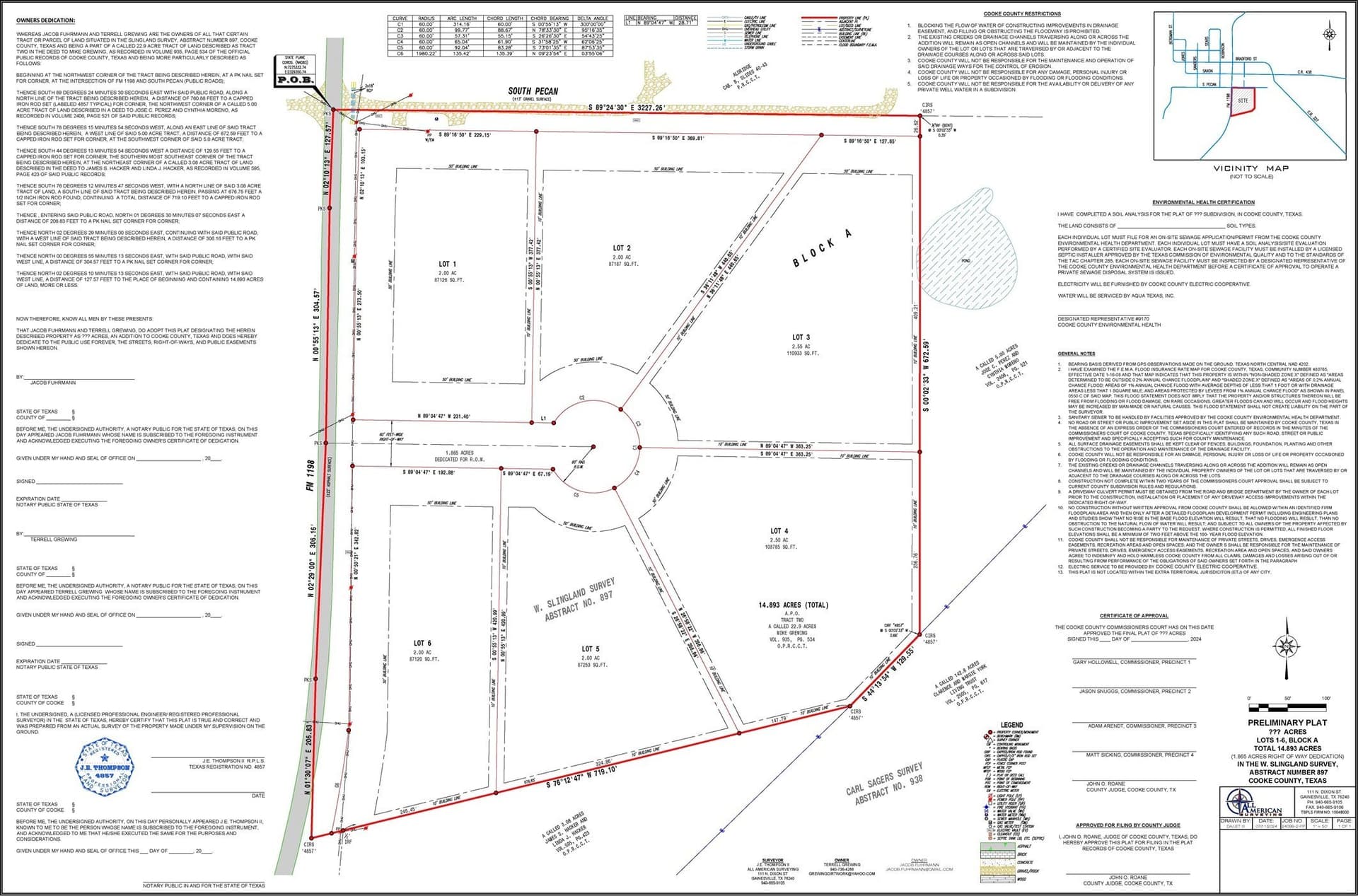 2.5 acres in Cooke County
