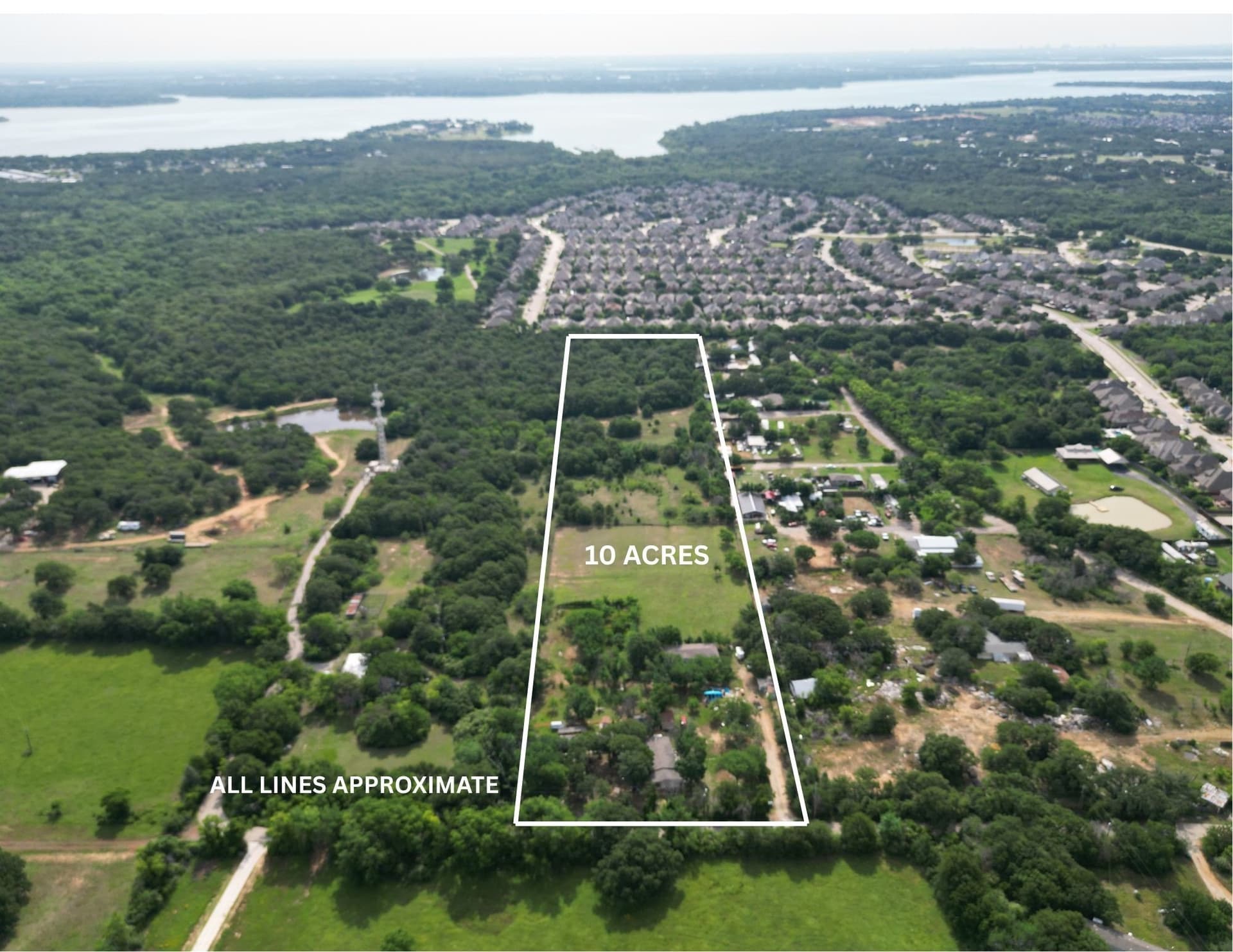 9.99 acres in Denton County