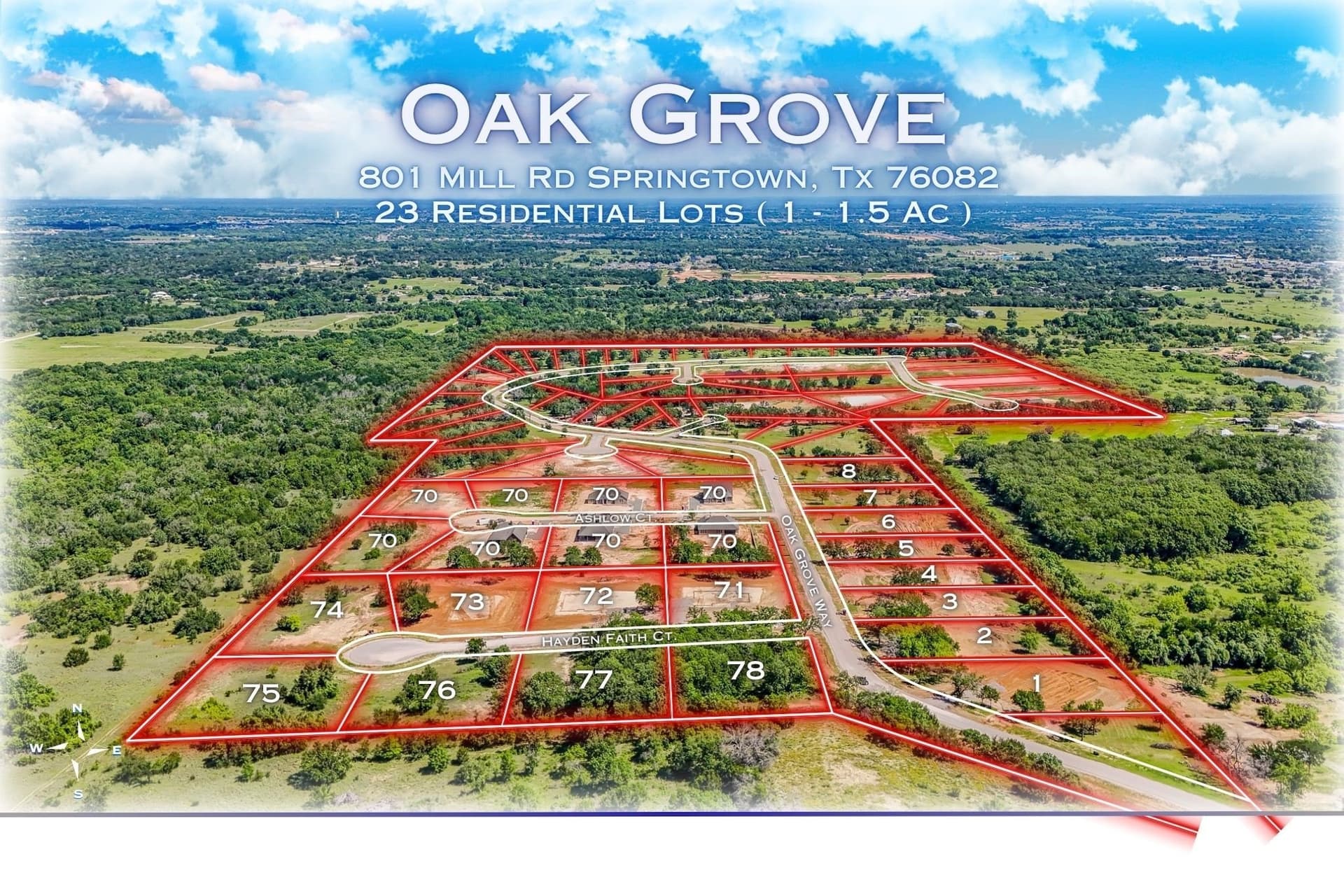 1.33 acres in Parker County