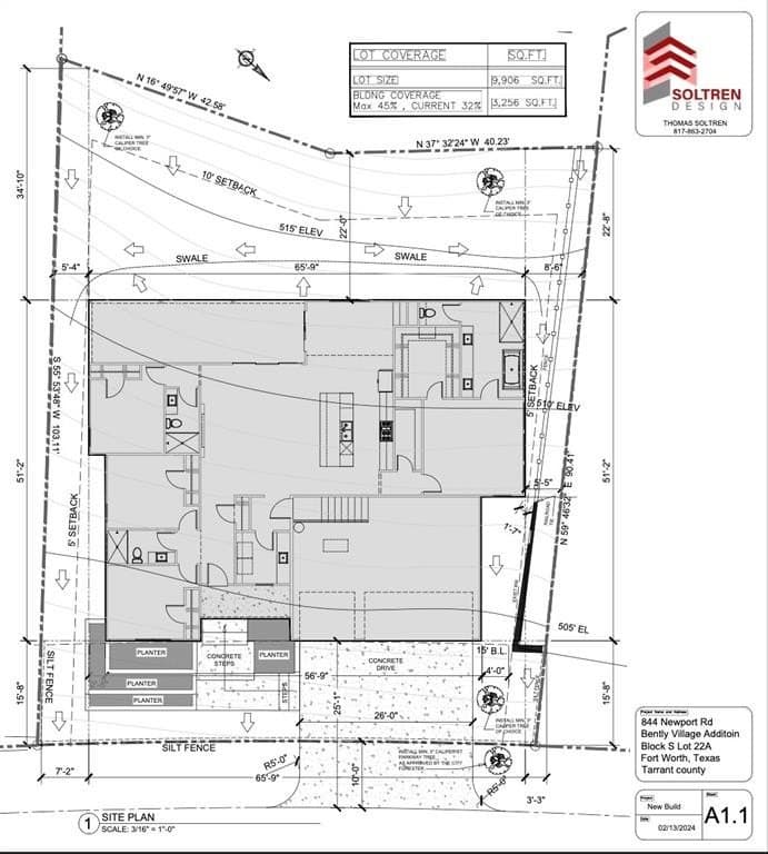 0.23 acres in Tarrant County