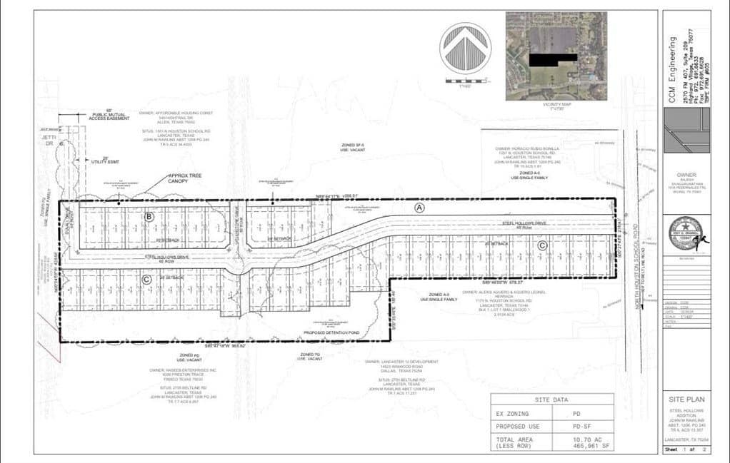 10.7 acres in Dallas County