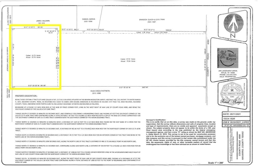 23.79 acres in Navarro County featured view