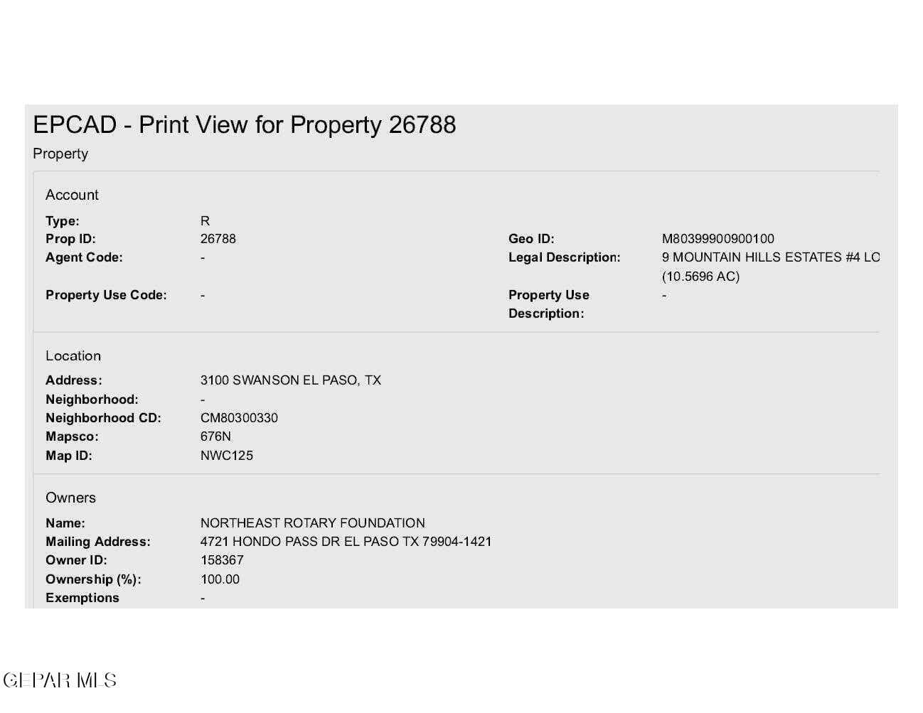 10.57 acres in El Paso County gallery image 2