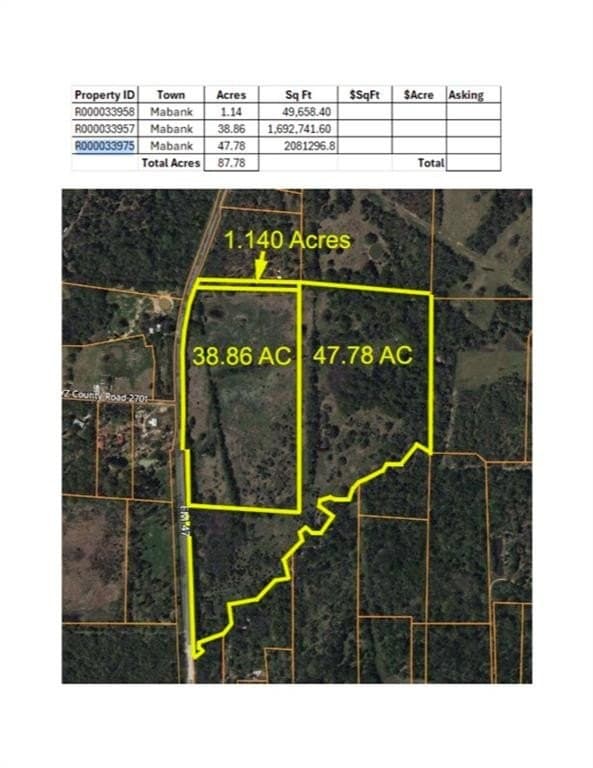 87.78 acres in Van Zandt County
