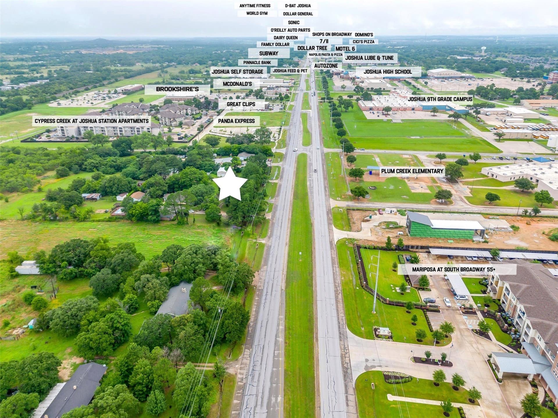 1.84 acres in Johnson County