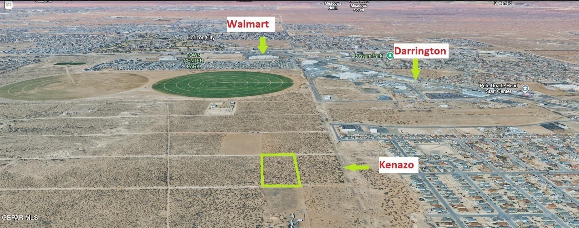 5 acres in El Paso County