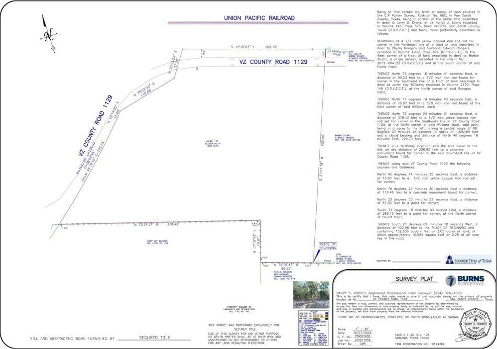 3.05 acres in Van Zandt County featured view